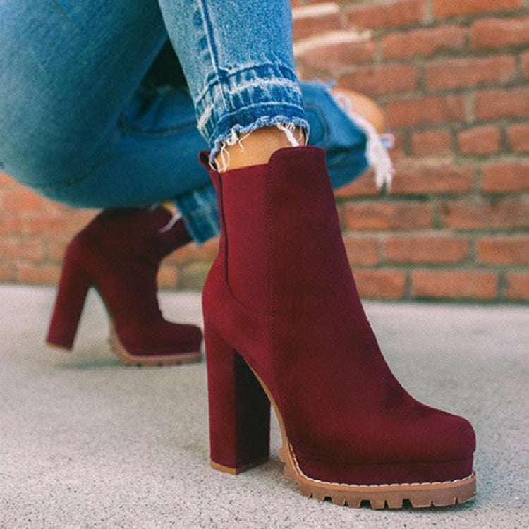 Valenzora | Ankle boots - platform heeled boots with a modern design