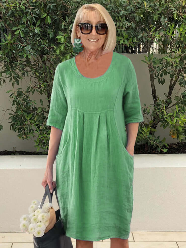 Valenzora | Pocket Beach Tunic Dress Plus Size