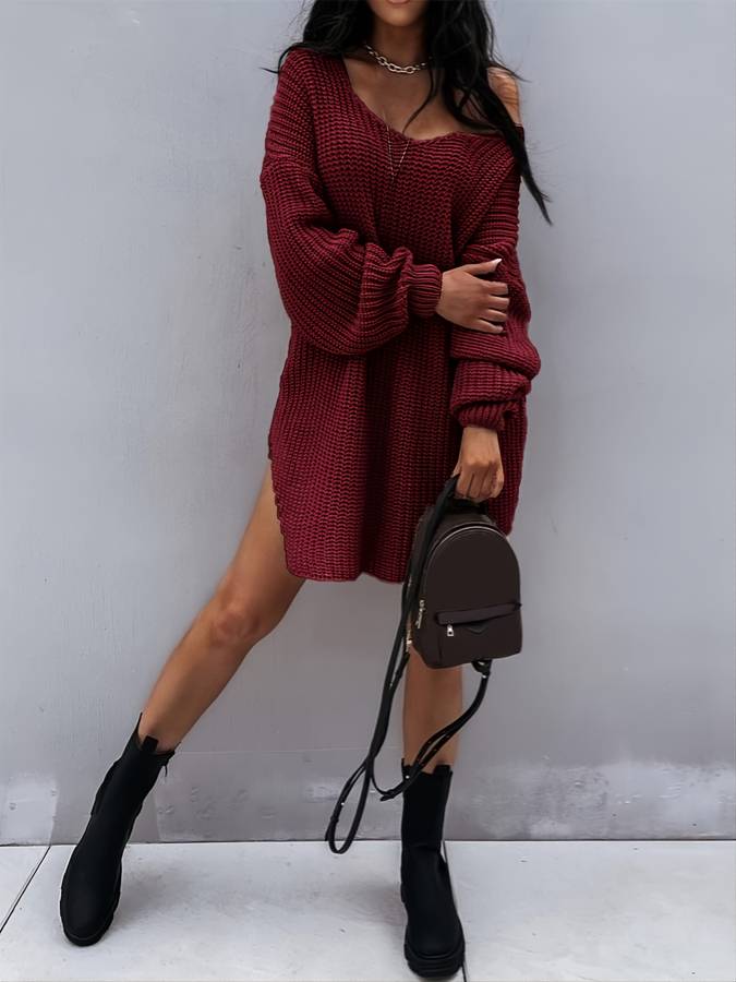 Valenzora - Oversized Knit Dress