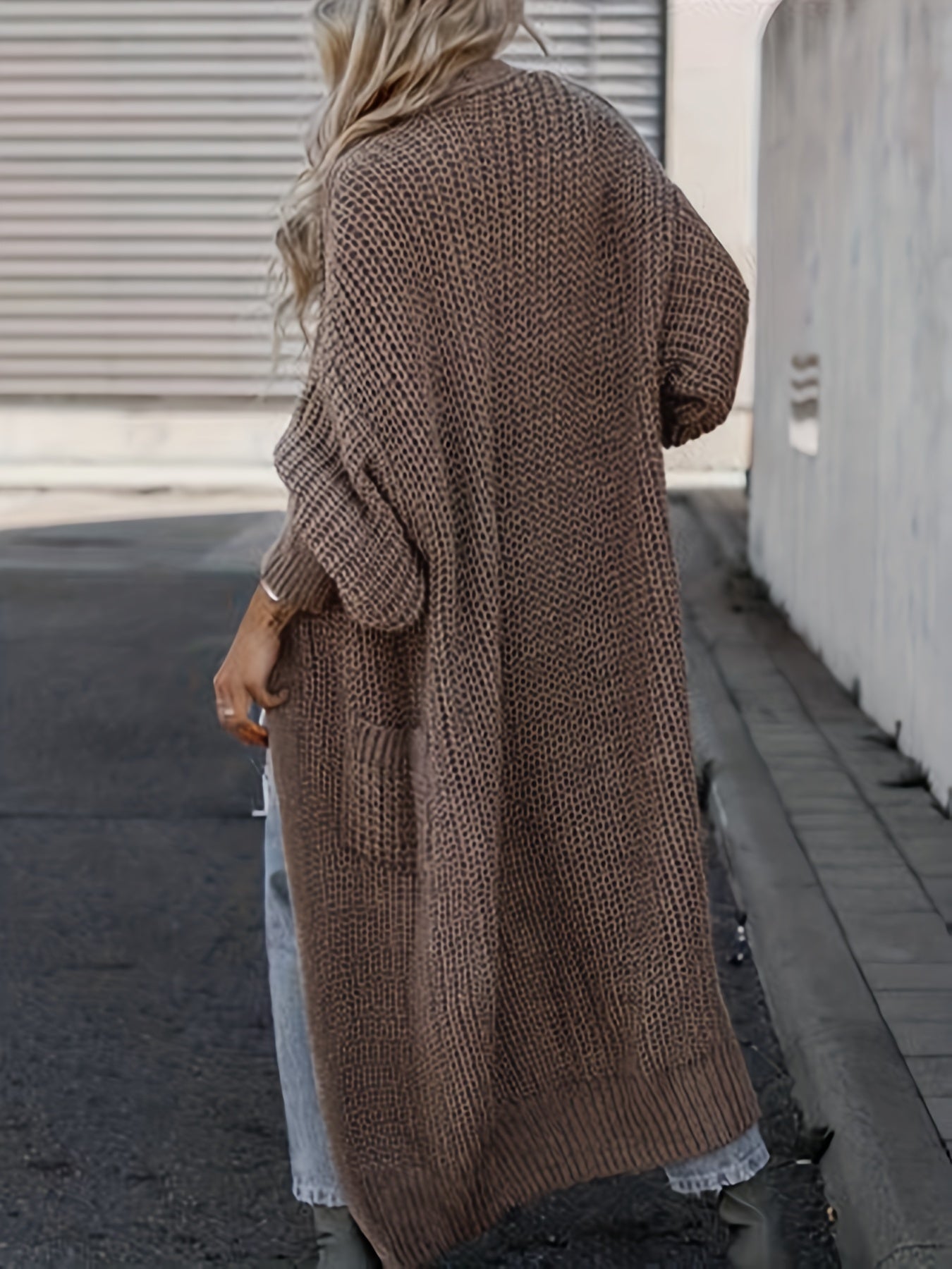Valenzora Strickjacke aus Wolle mit Taschen für Damen | Perfekt für den Alltag