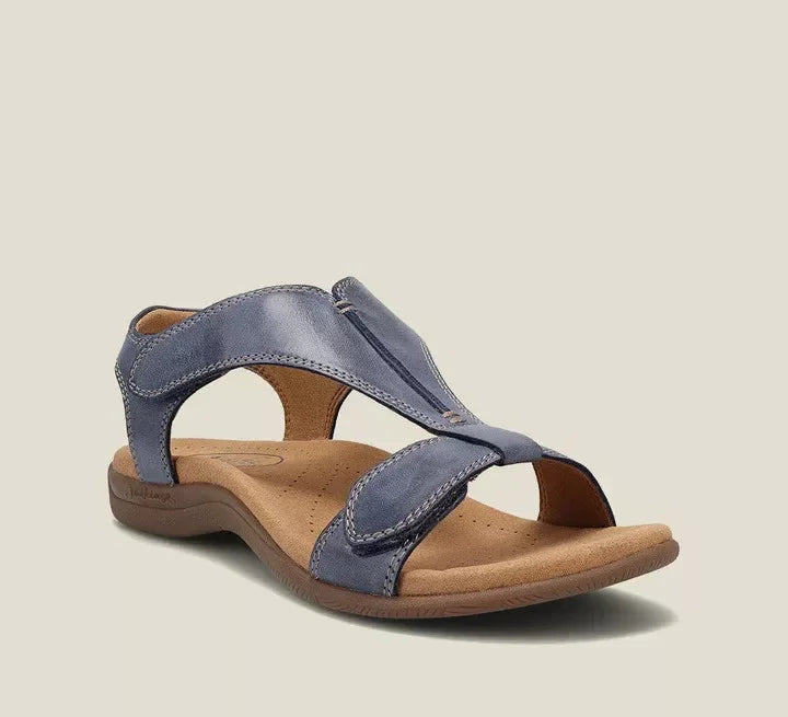 Valenzora | Luxurious orthopedic sandal with T-strap design and arch support
