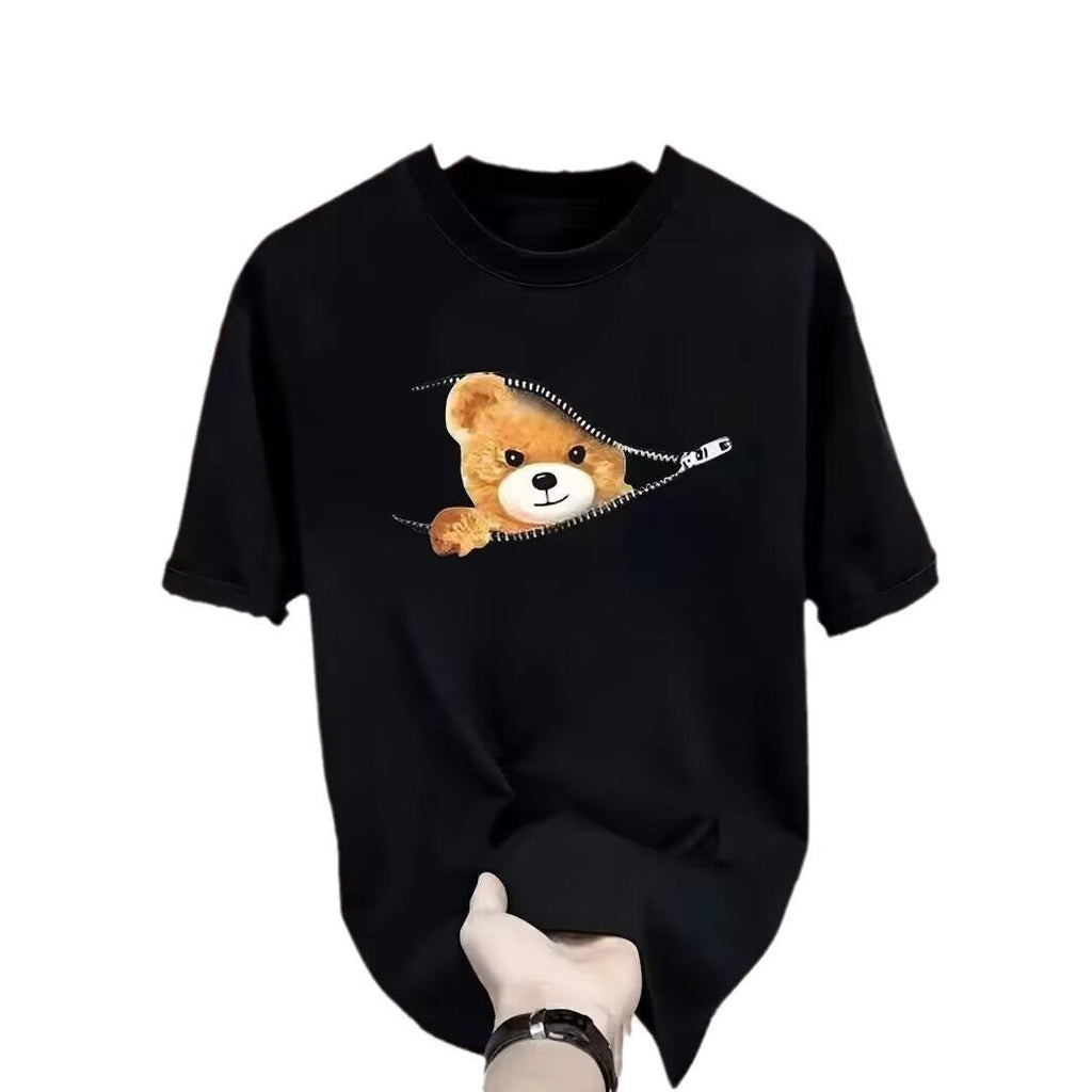 Valenzora | Cartoon Bear T-shirt For Spring/Summer