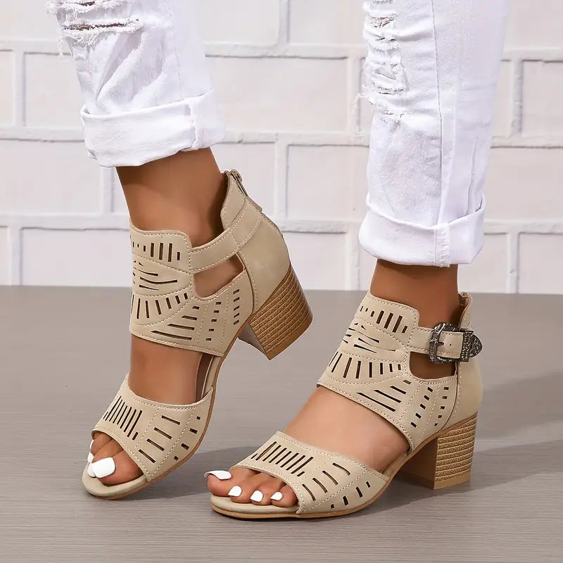 Valenzora | Women's Sandals with Chunky Heels