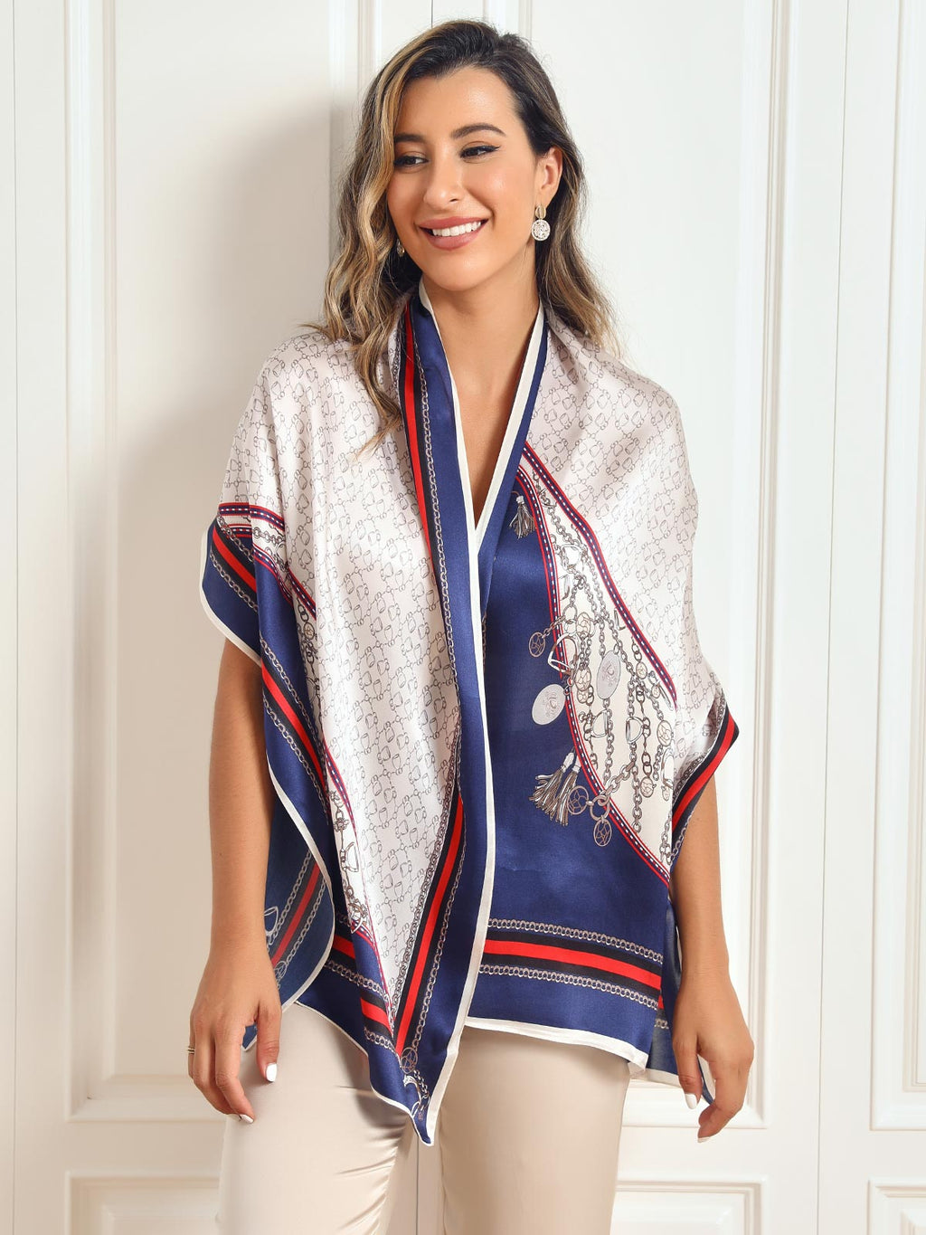 Valenzora | Luxurious women's scarf made of mulberry silk