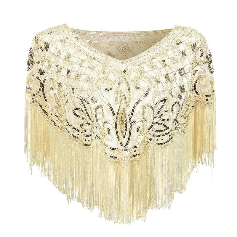 Valenzora | Gatsby Scarf Champagne