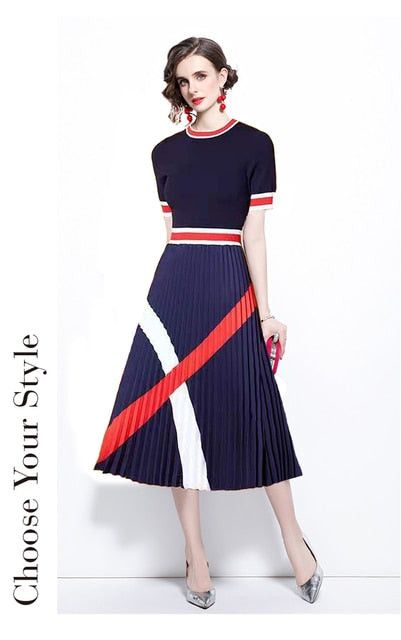 Valenzora | Stylish knitted casual business dresses
