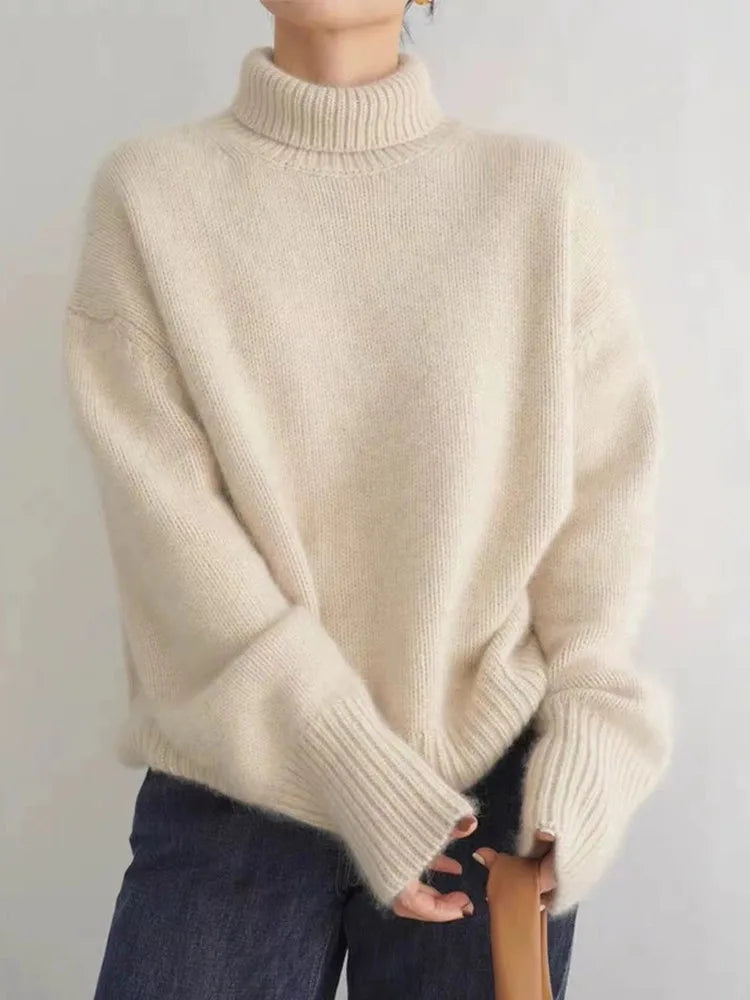 Valenzora | Kaschmir-Pullover mit Spitze für Damen