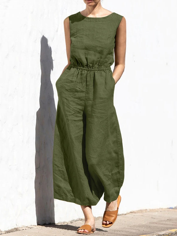 Valenzora | Women's Army Green Summer Office Work Overalls