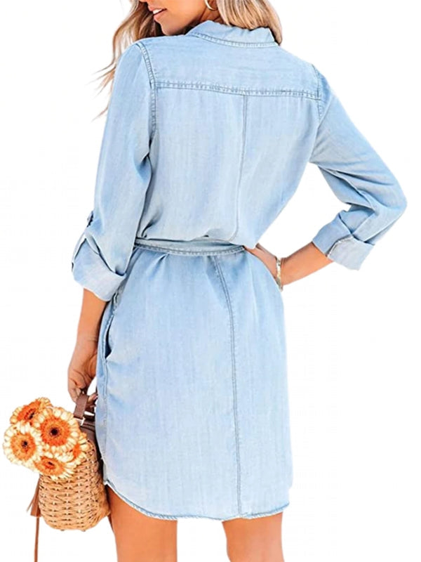 Valenzora | Fashion Women's Relaxed Denim Dress