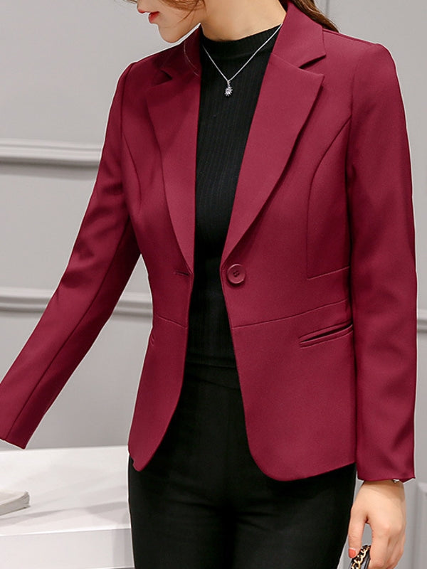 Valenzora | Black blazer for women, office jacket, suit jacket with pockets