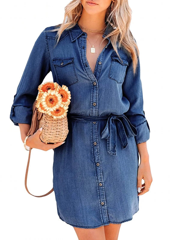 Valenzora | Fashion Women's Relaxed Denim Dress