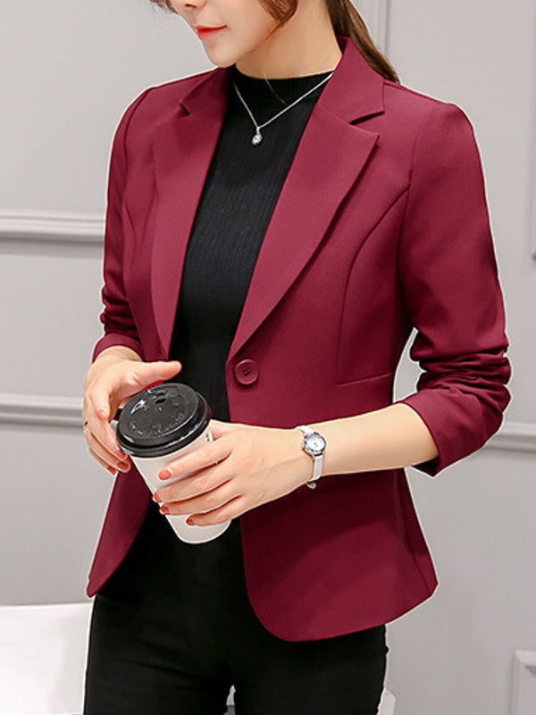 Valenzora | Black blazer for women, office jacket, suit jacket with pockets