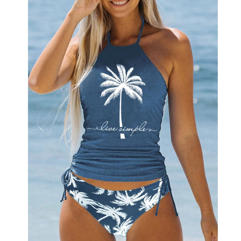 Valenzora | Damen-Badeanzug, Sommer, Strand, Kokosnuss-Bikini-Set