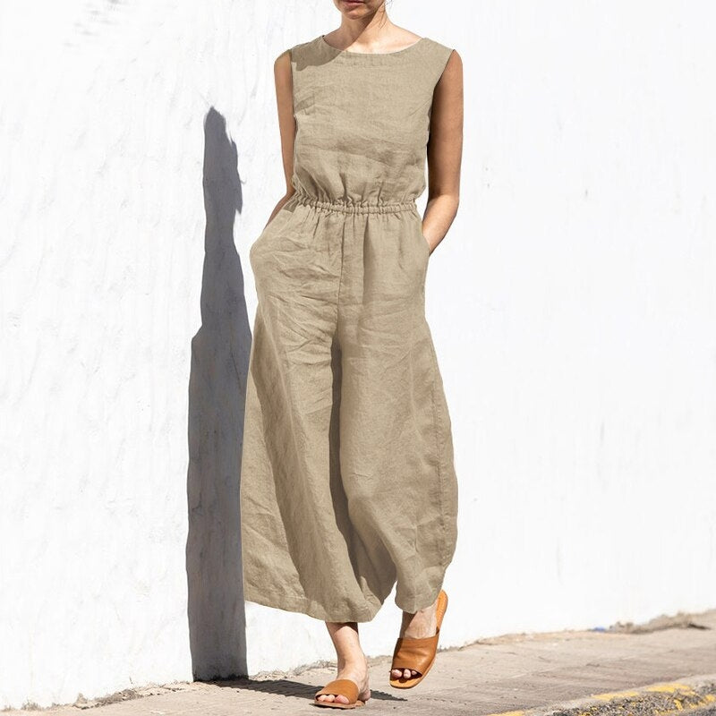 Valenzora | Women's Army Green Summer Office Work Overalls