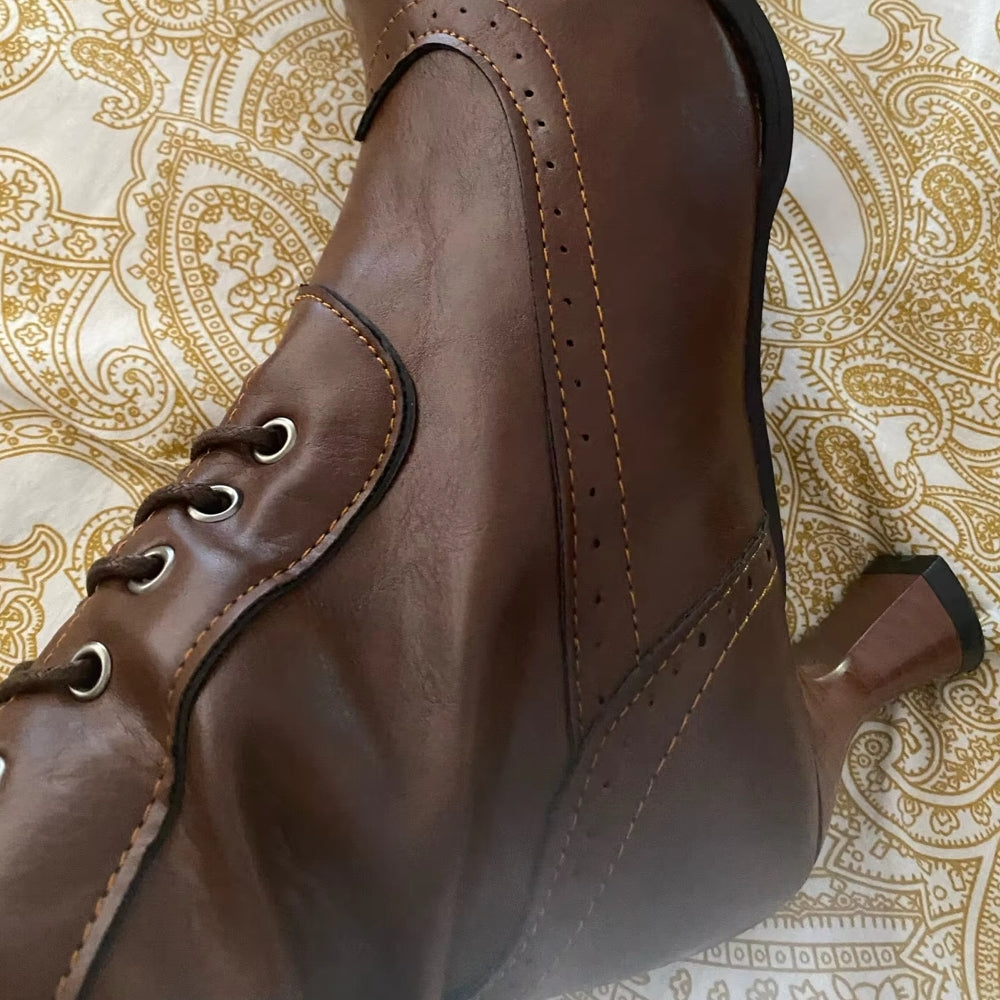 Valenzora | Retro Ritterstiefel für Damen Cosplay High Heels
