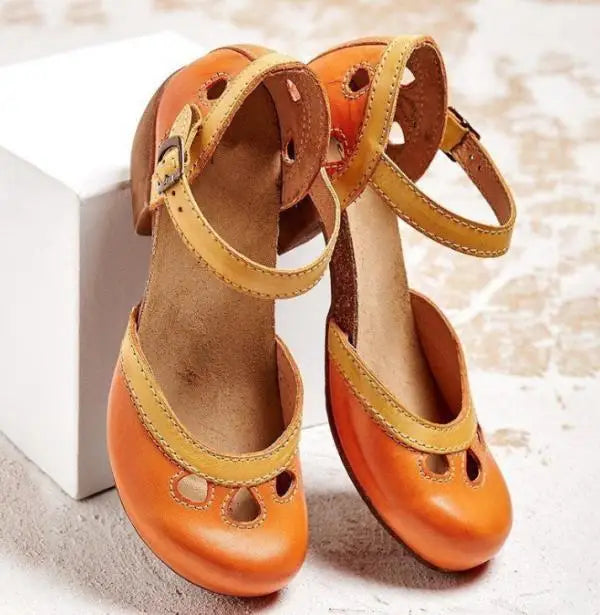 Valenzora | Comfortable Low Heel Sandals