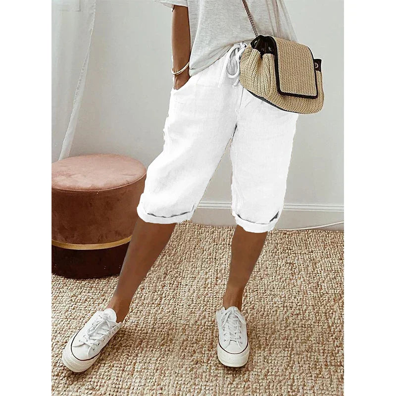 Valenzora | Cotton Linen Trousers