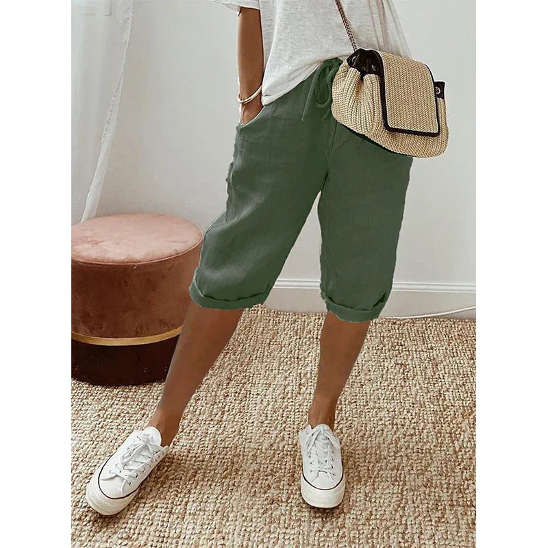 Valenzora | Cotton Linen Trousers