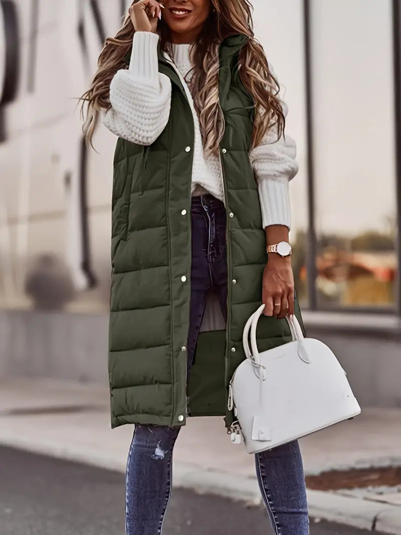 Valenzora | Long Bodywarmer Vest for Women