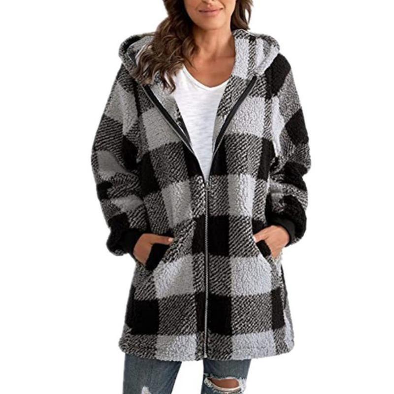 Checkered coat