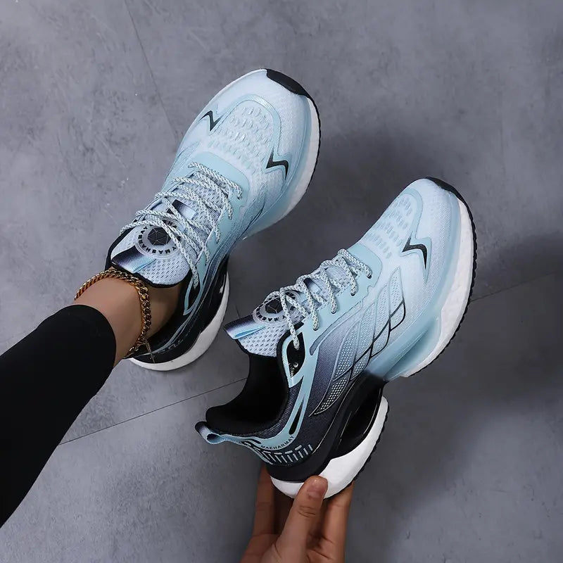 Valenzora | Atmungsaktive, wasserdichte Plateau-Sneaker aus Mesh