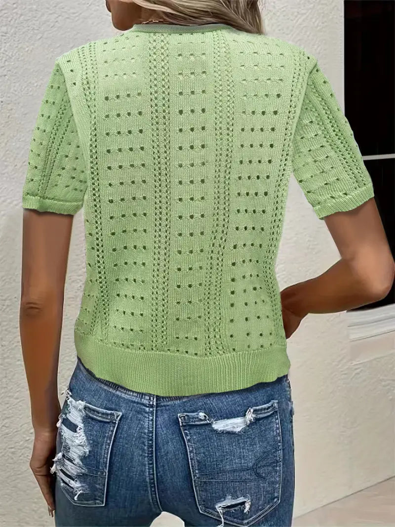 Valenzora | Vielseitiger Komfort, eleganter V-Ausschnitt Cardigan für Damen