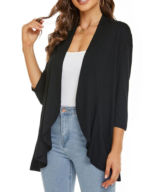 Valenzora | Elegant open-front women's jacket