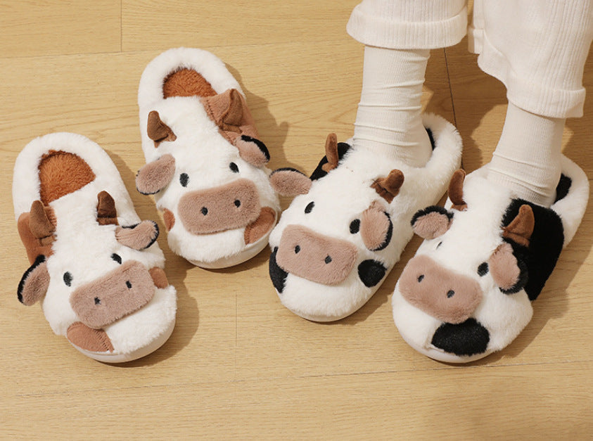 Valenzora | Cow slippers for women