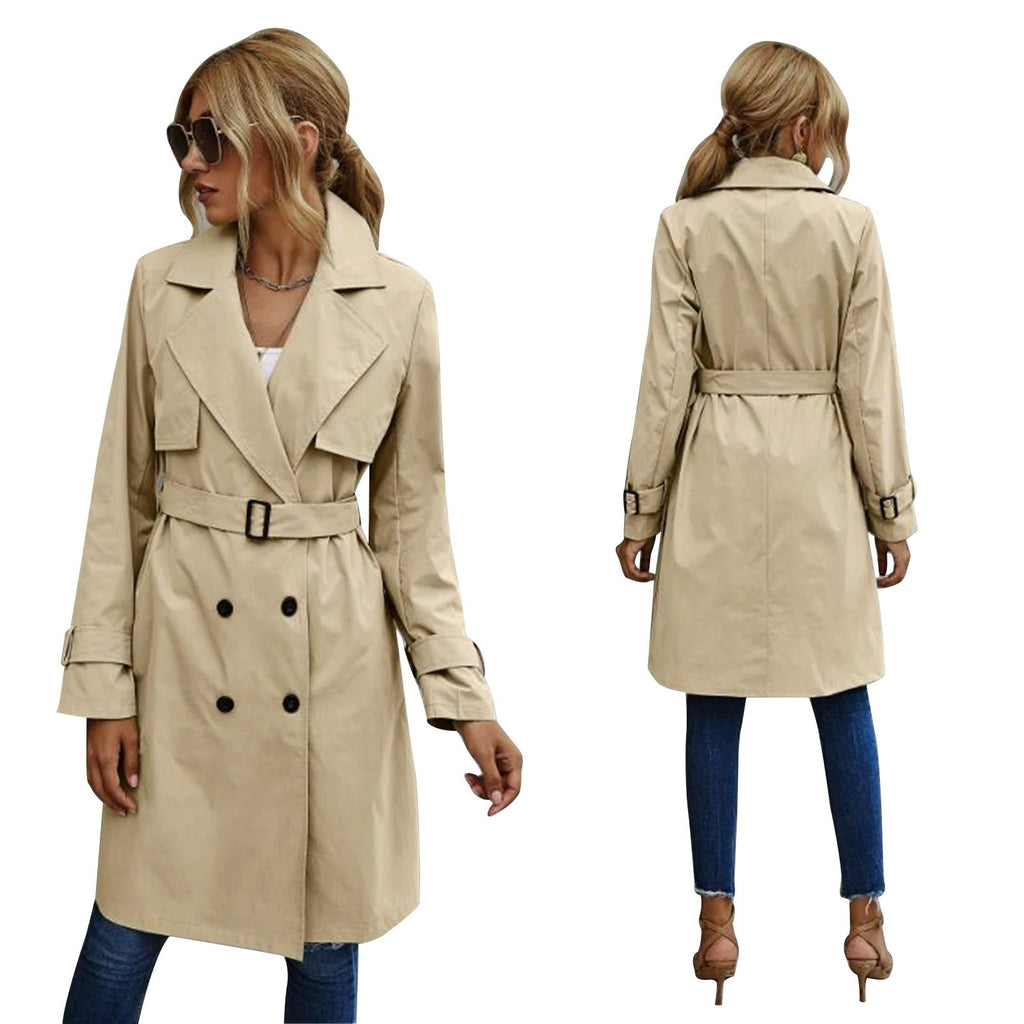 Valenzora and Winter Trench Coat Jacket Women
