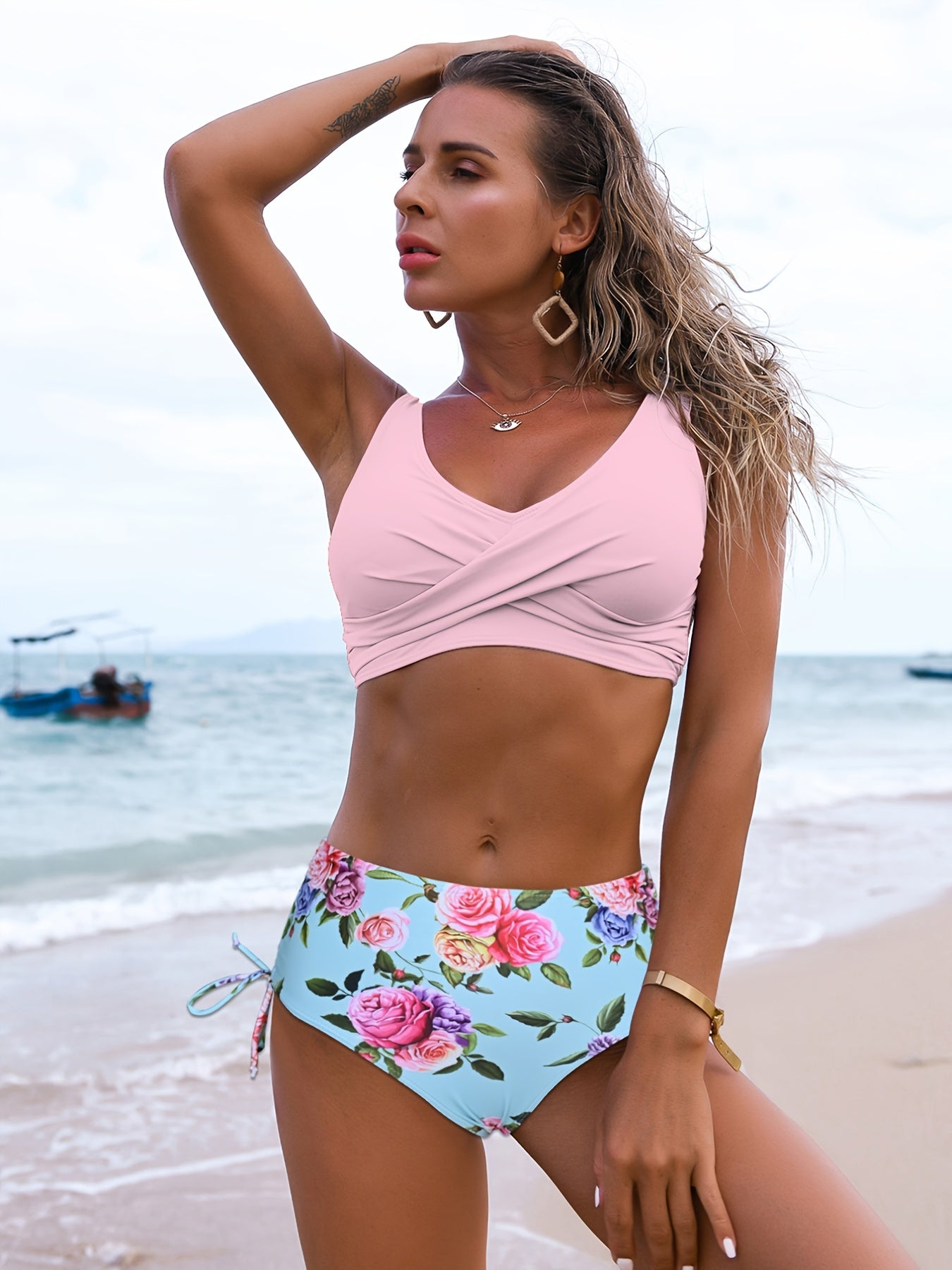 Valenzora | Einfacher High-Waist Bikini für Damen