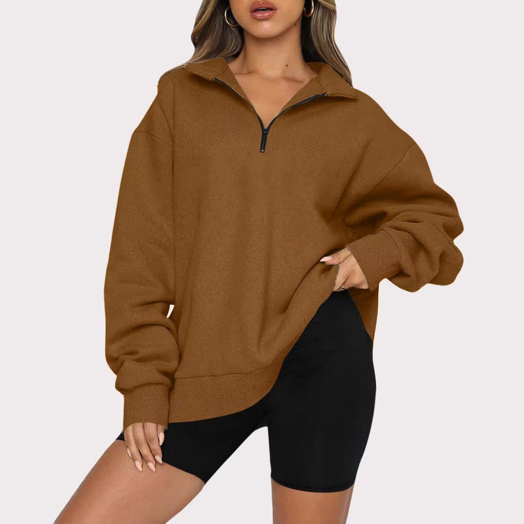 Tatum™ - Damen Sweatshirt mit Kragen