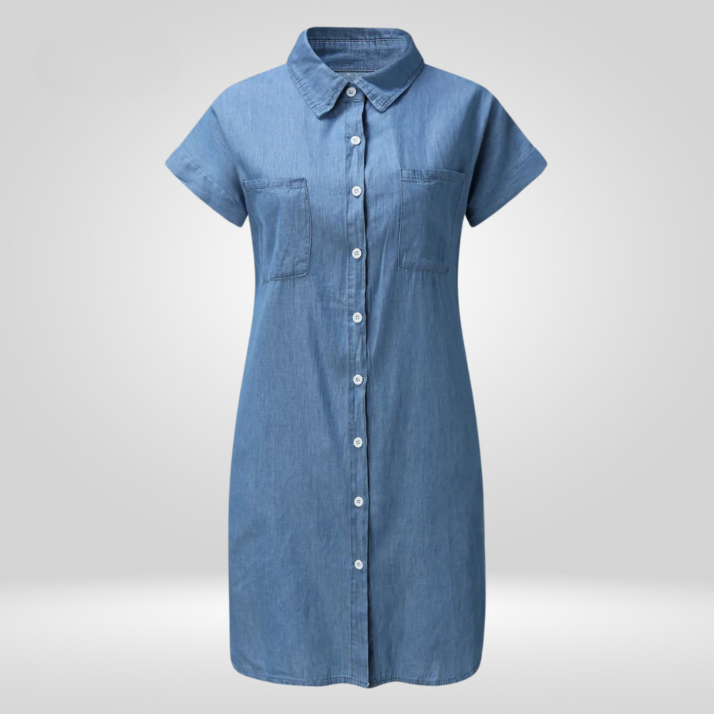Valenzora | Elegant Denim Dress