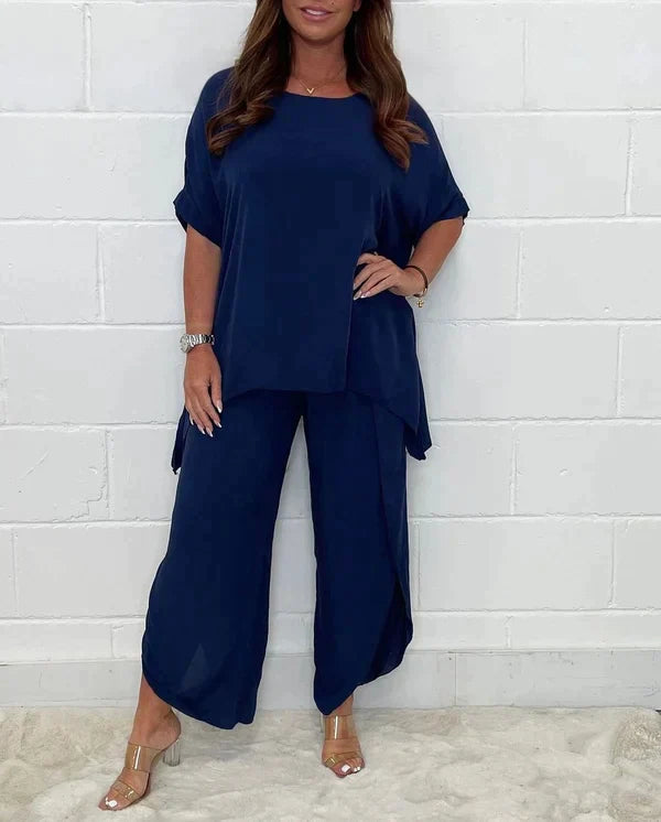 Valenzora | Two-piece suit set with sleeves for women | Stylish and comfortable outfit
