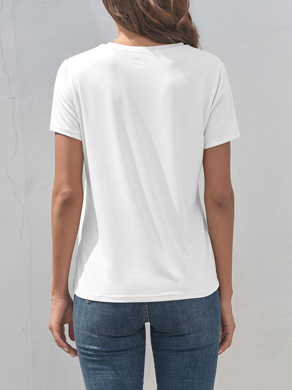 Valenzora | Smile Crew Neck Kurzarm-T-Shirt