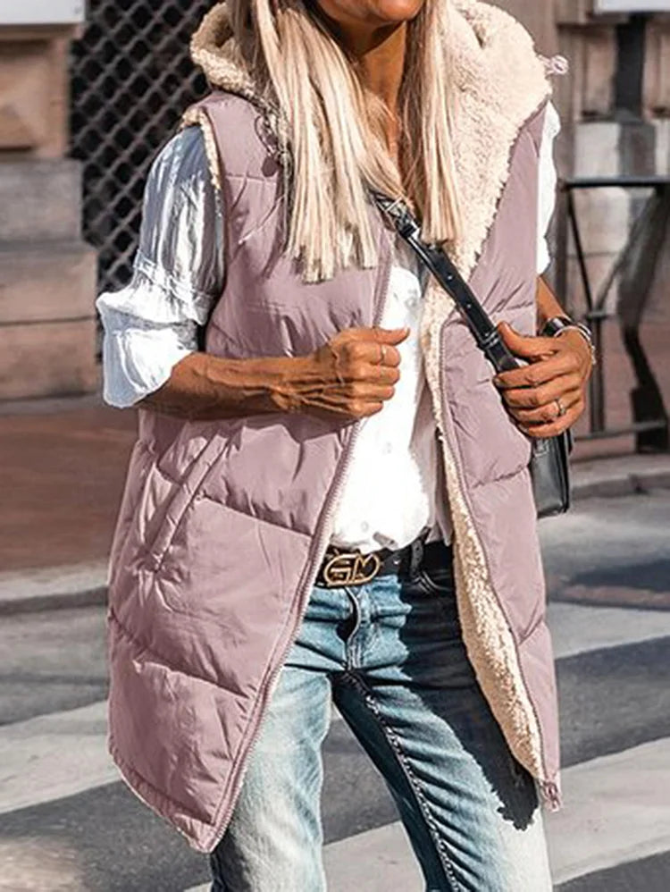 Valenzora | Jamia Reversible Hooded Vest