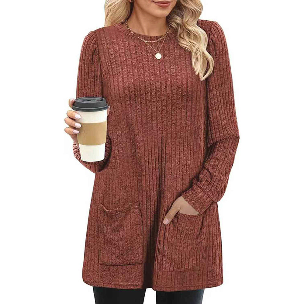 Valenzora | Autumn and Winter new mid-length sweater dress for women