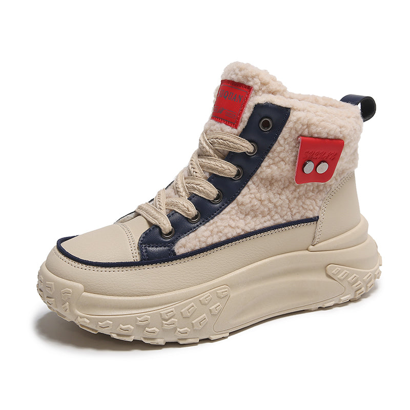 Valenzora – Waterproof plush ankle boots