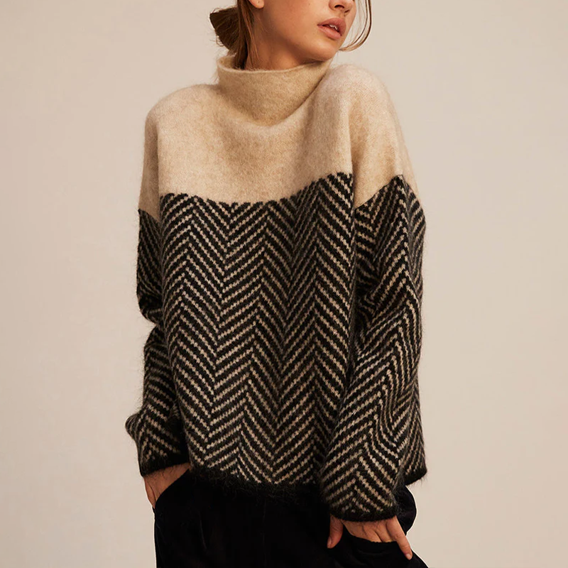 Valenzora | Damen-Rollkragenpullover für warme Winter