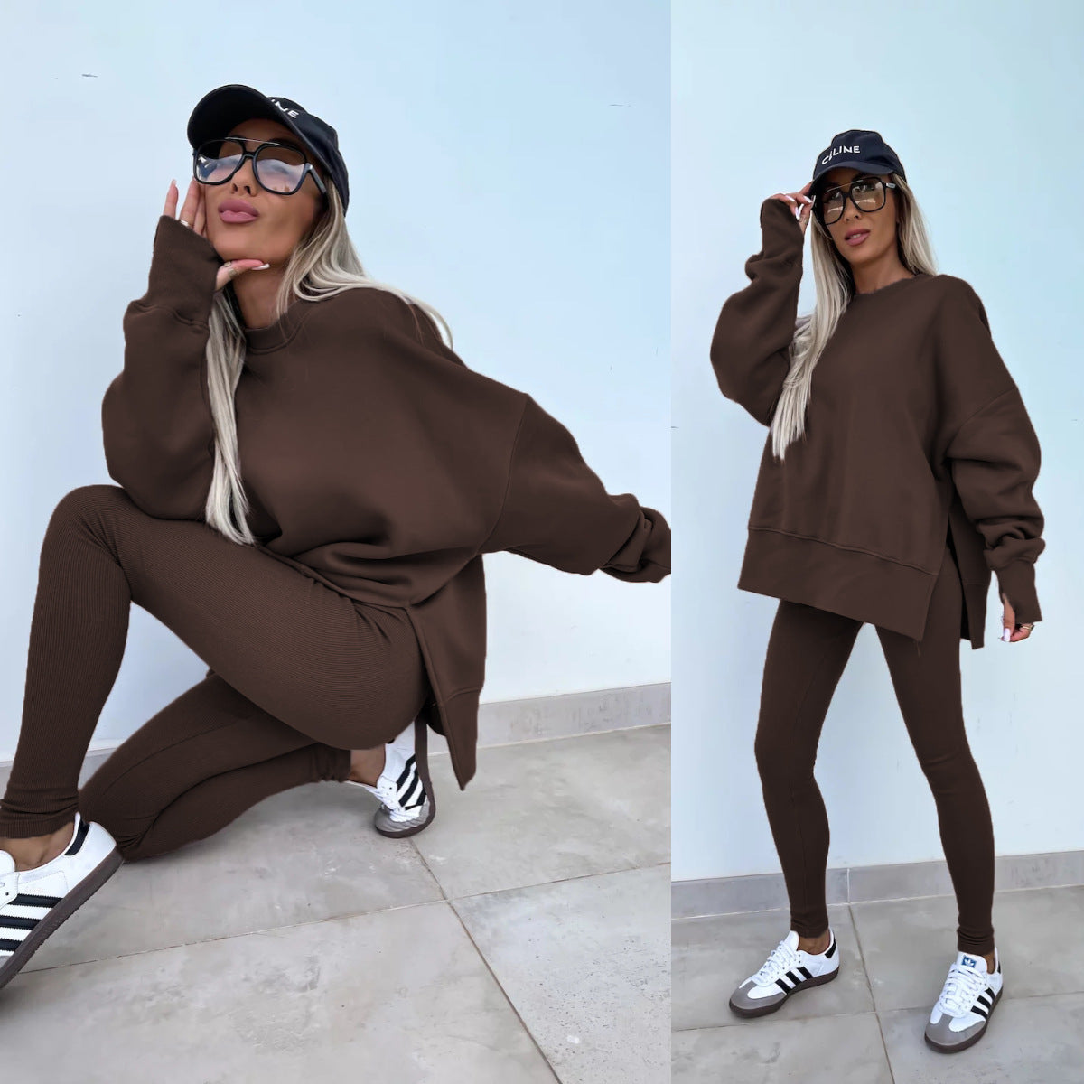 Valenzora | Damen Anzug im Relaxed-Stil mit langen Ärmeln – Winter-Set