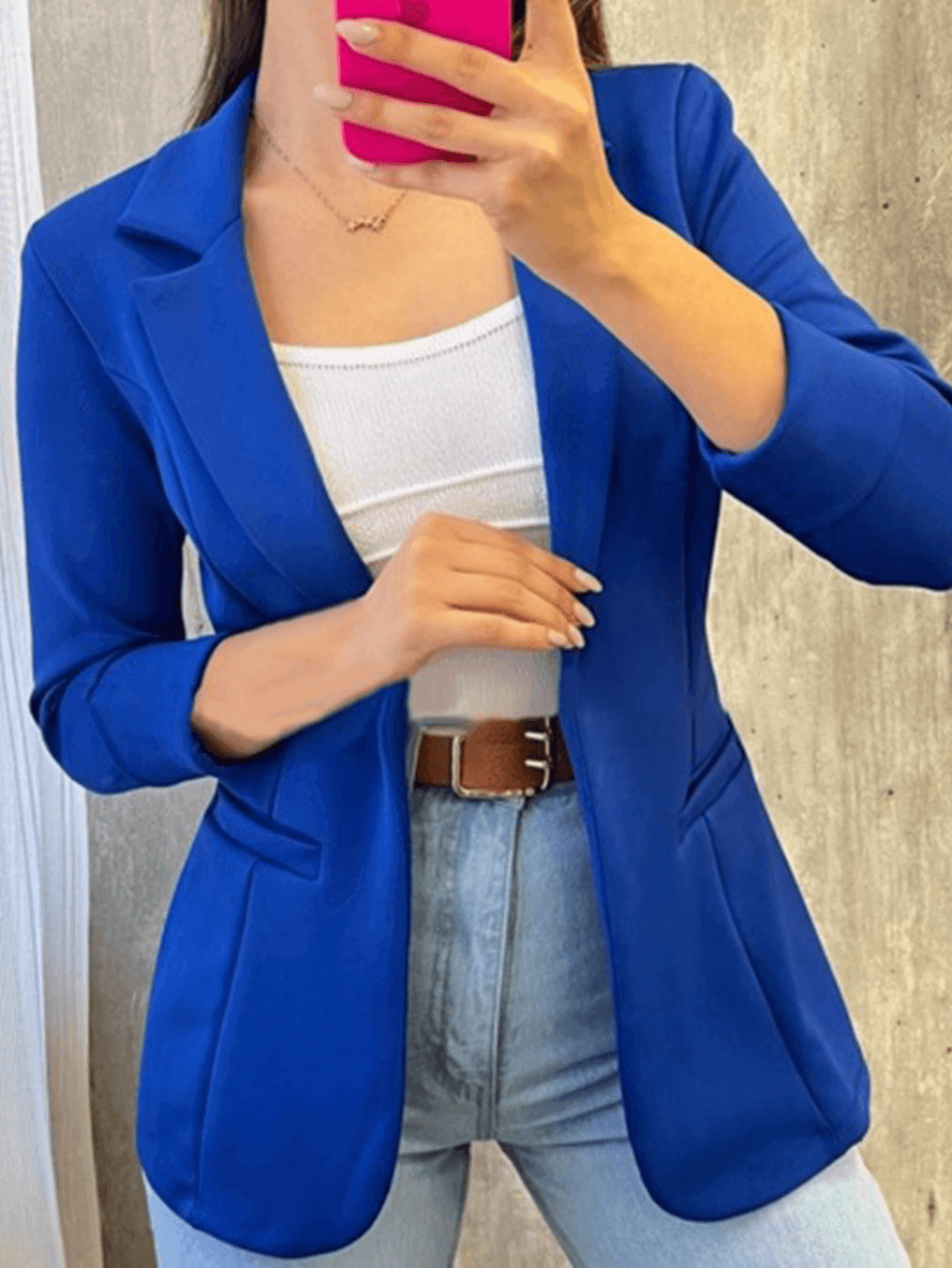 Valenzora | Eleganter Grüner Blazer für Damen