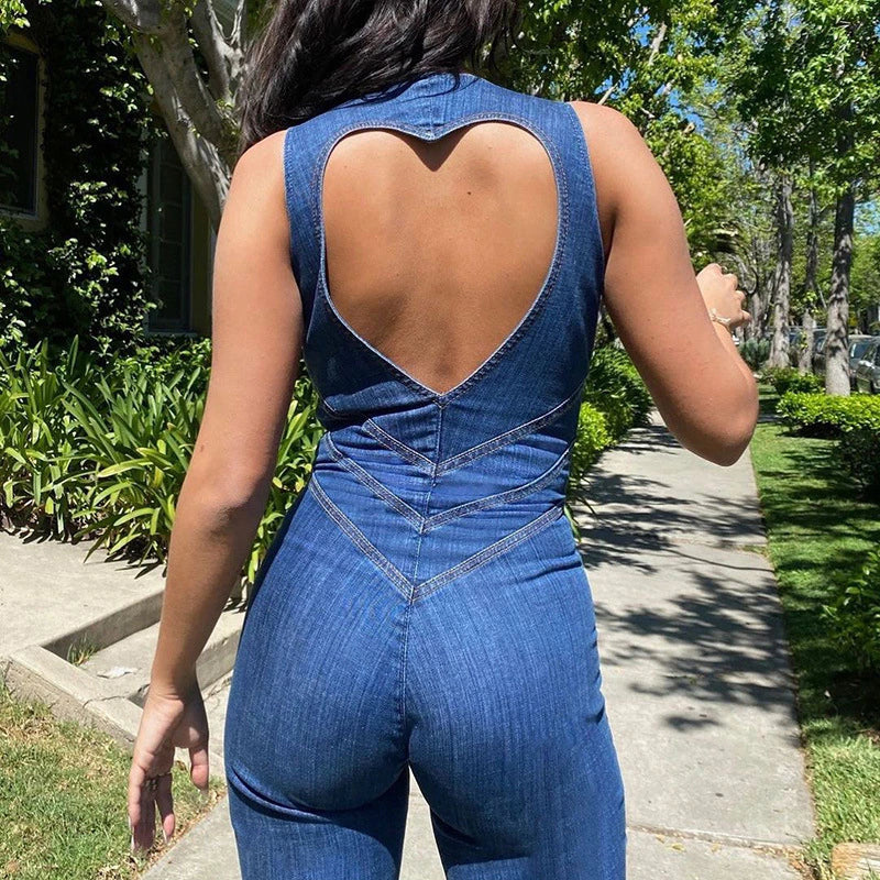 Valenzora | Overall women's elegant blue