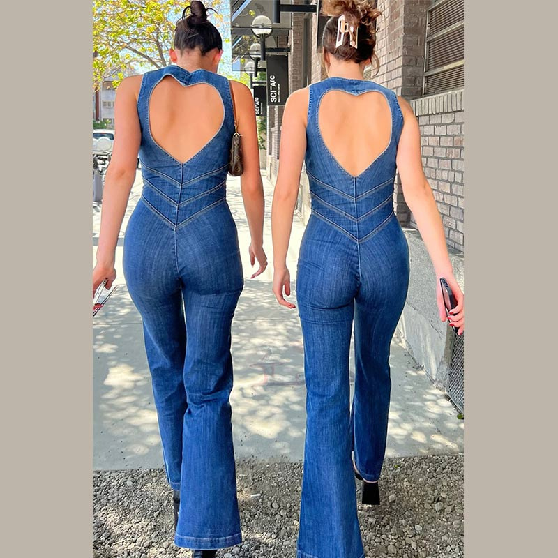 Valenzora | Overall women's elegant blue