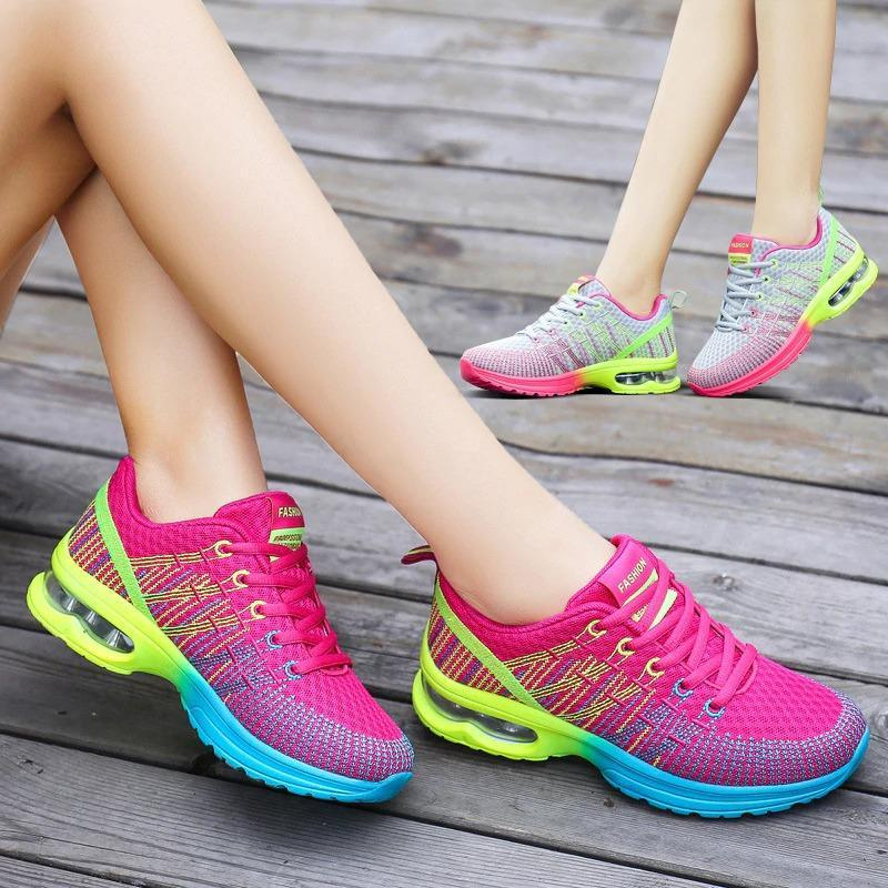 Valenzora | Damen-Fitness-Sportschuhe, Bunt