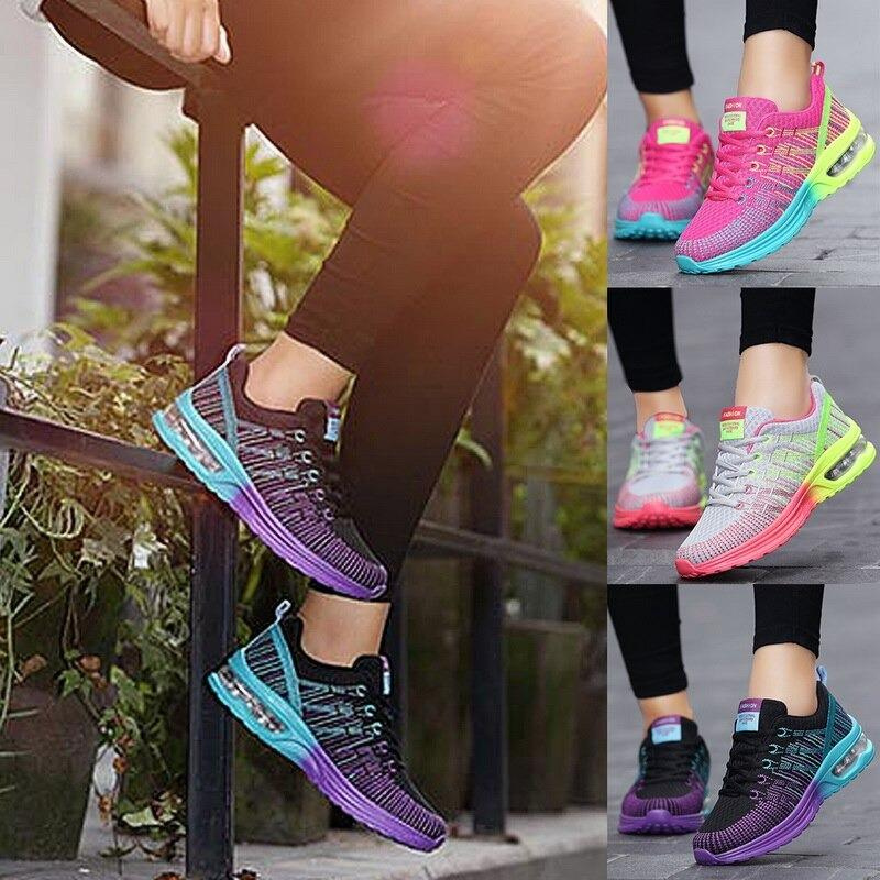 Valenzora | Damen-Fitness-Sportschuhe, Bunt