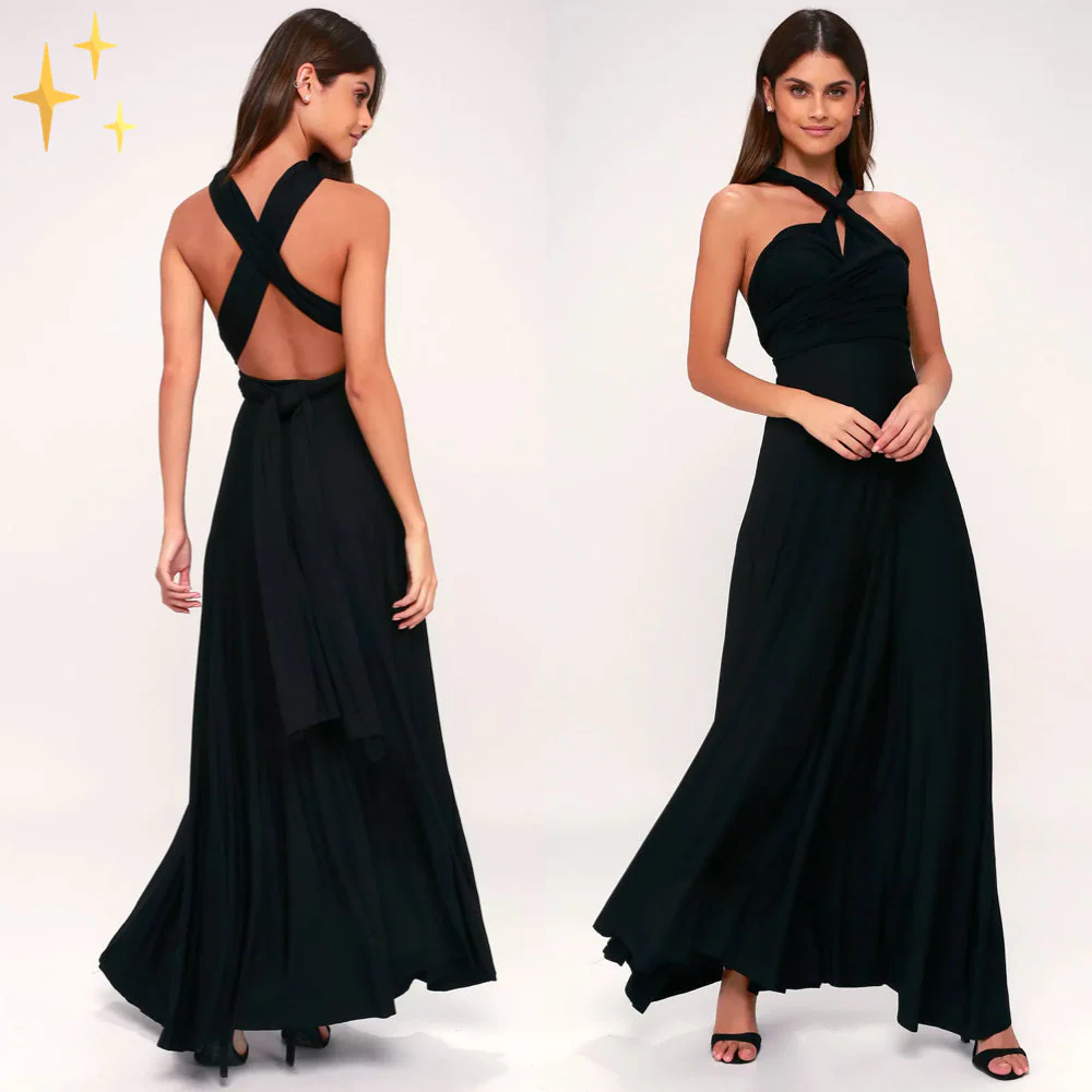 Valenzora | Women's Elegant Wrap Dress Evening Dress