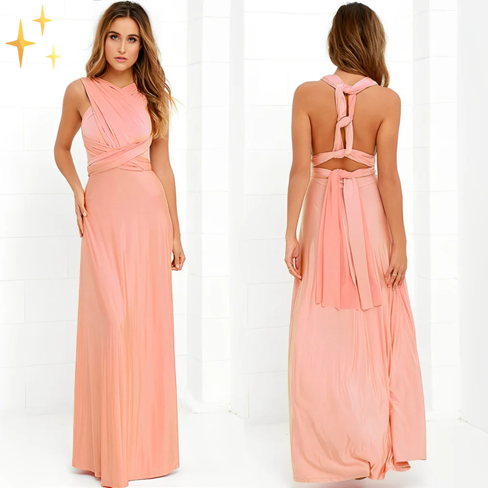 Valenzora | Women's Elegant Wrap Dress Evening Dress