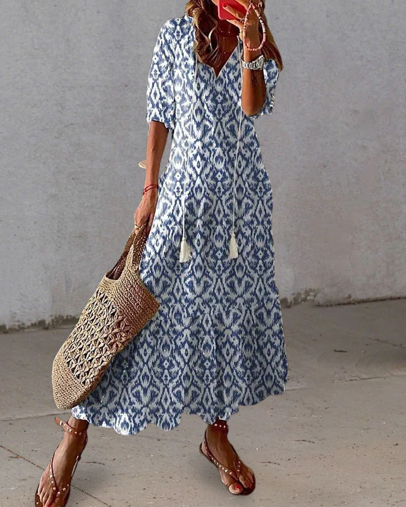 Valenzora | Women's Elegant Boho Summer Dress