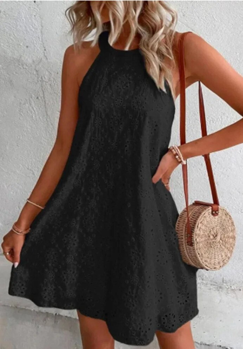 Valenzora | Festliches Neckholder-Minikleid