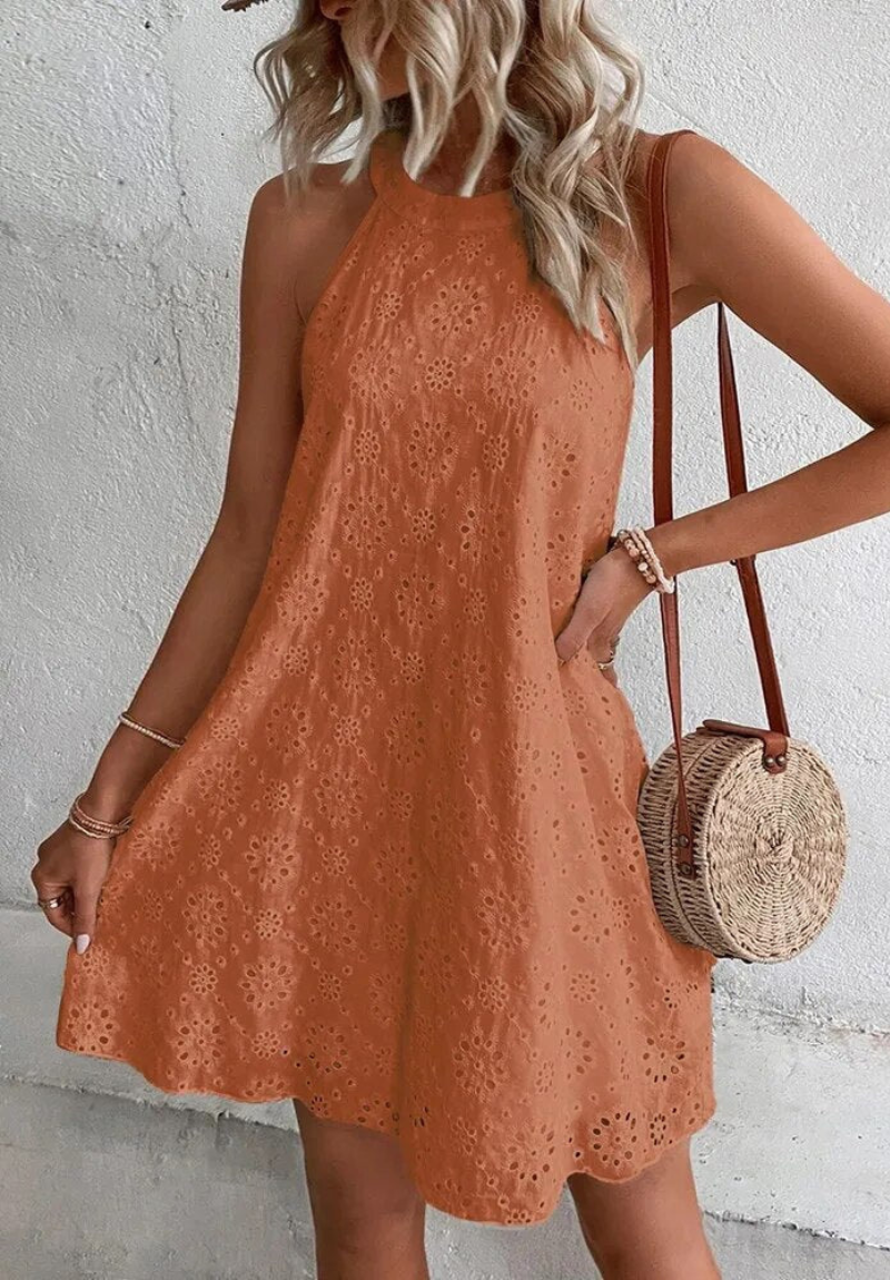 Valenzora | Festliches Neckholder-Minikleid