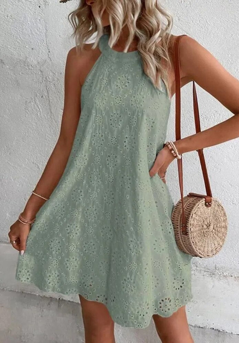 Valenzora | Festliches Neckholder-Minikleid